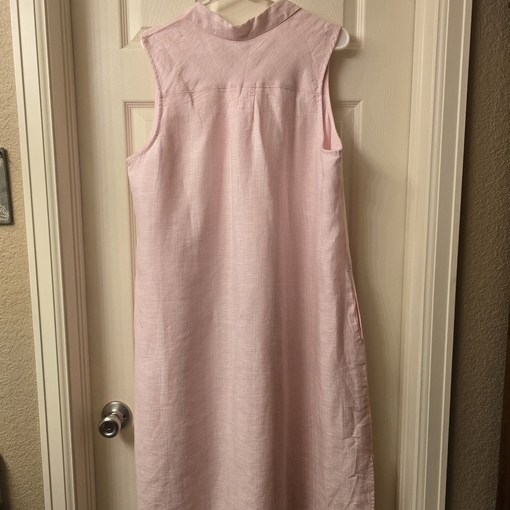 NWT Tommy Bahama Light Pink Linen Dress Size XL - Picture 7 of 12